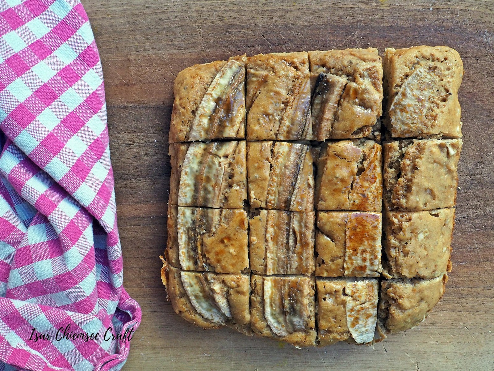 vegane Bananen Blondies