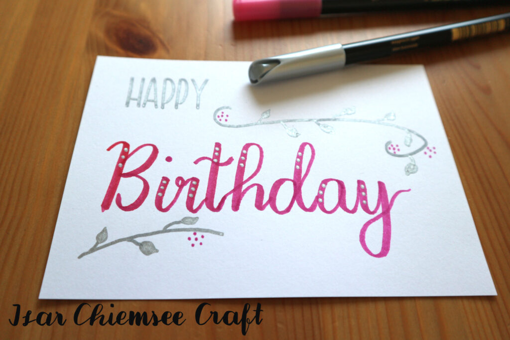 Happy Birthday Lettering