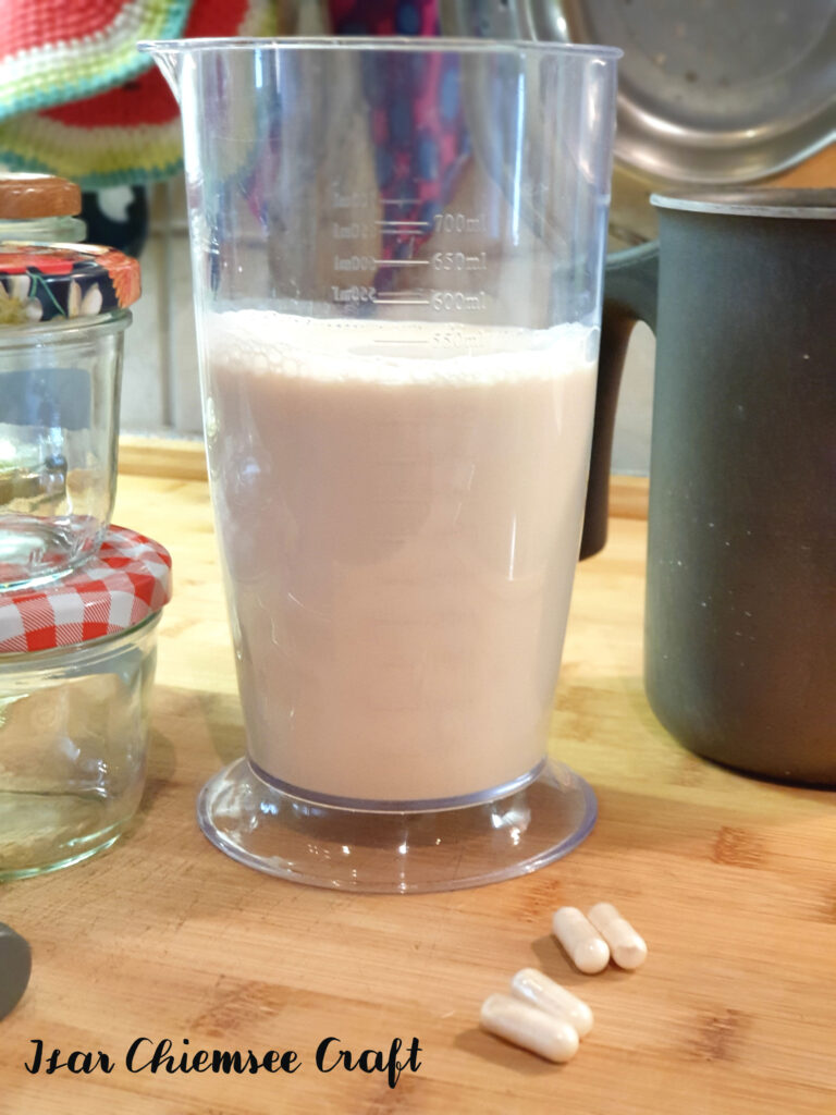 Zutaten selbstgemachter Joghurt